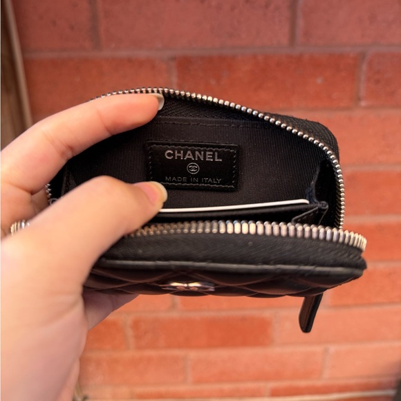 Chanel Zip Lambskin Cardholder Wallet SHW 20 - Picture 9 of 9